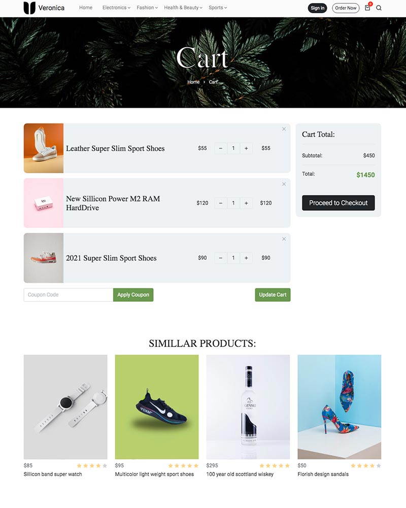 Cart Page